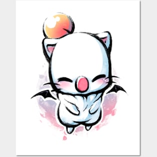 Kupo! Moogle - Final Fantasy Creature - Summon Monster Posters and Art